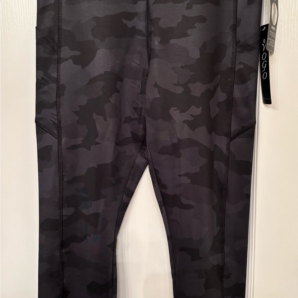 VOGO Athletica Charcoal Camo Leggings